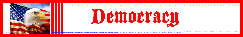 Democracy banner